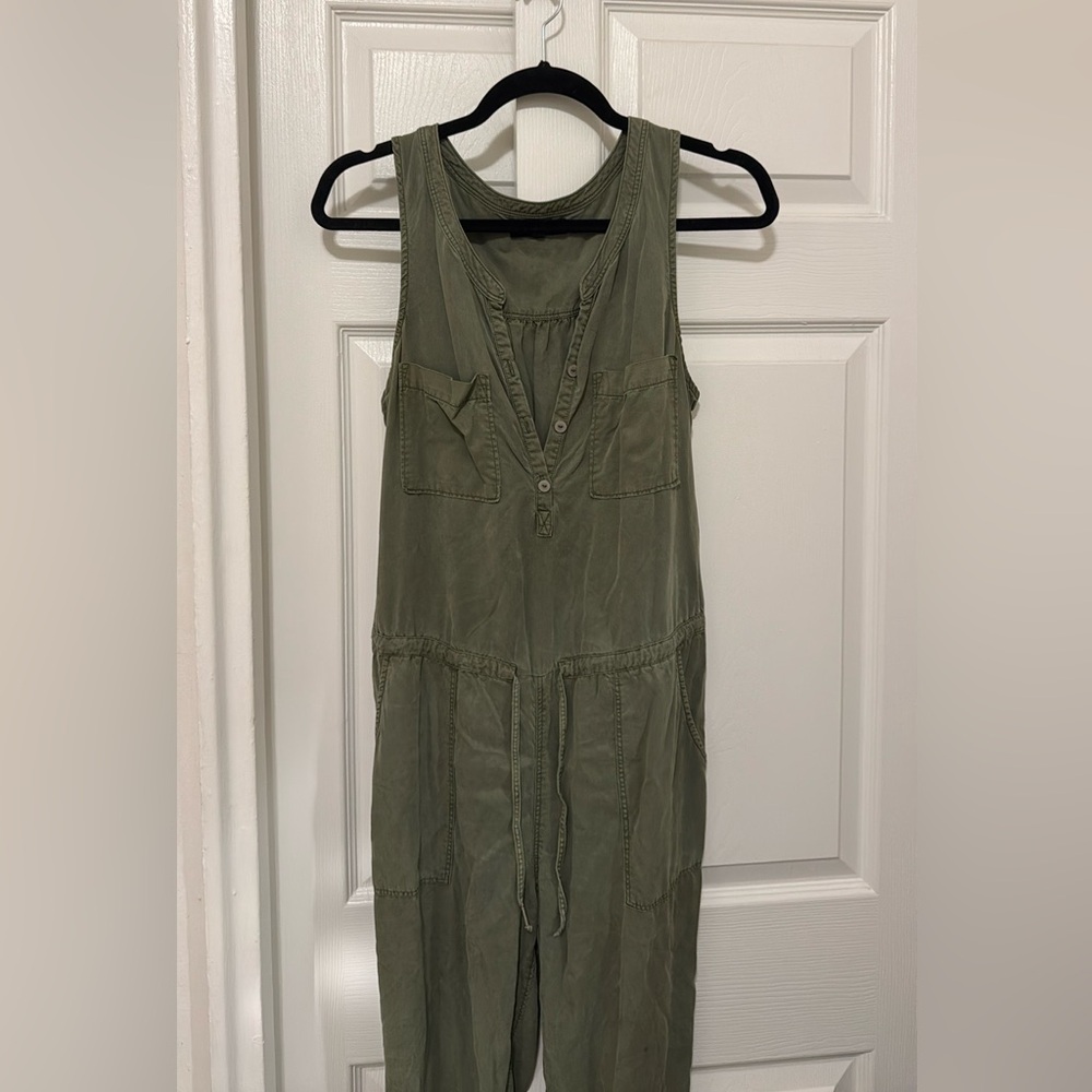 Sanctuary Sleeveless Explorer Jumpsuit Safari Army Green